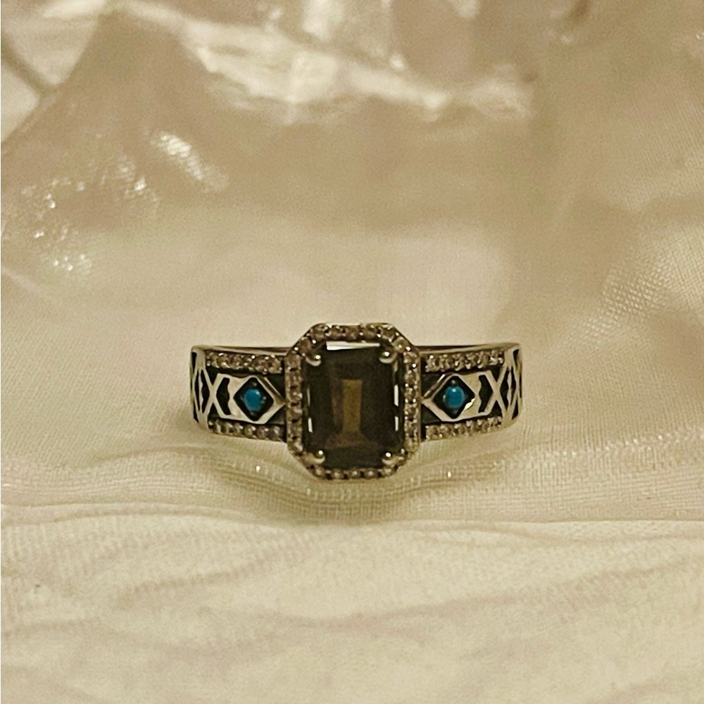 Enchanted Disney Princess Pocahontas Silver Ring
